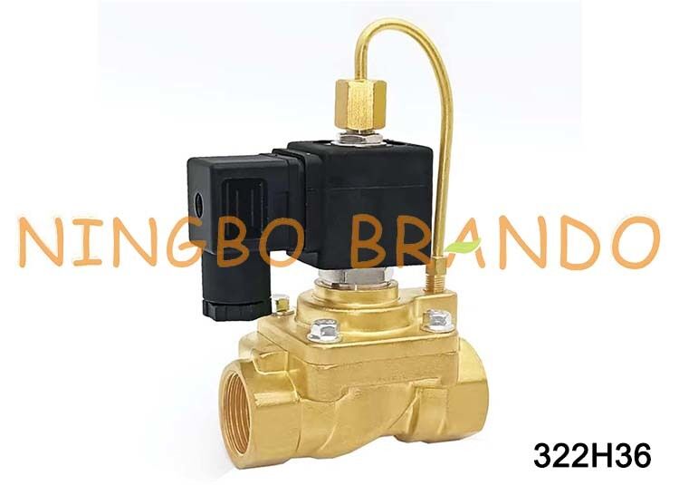 باركر نوع G3 / 4 '' 322H36 باركر نوع ارتفاع ضغط الملف اللولبي صمام مفتوح عادة 24V 220V