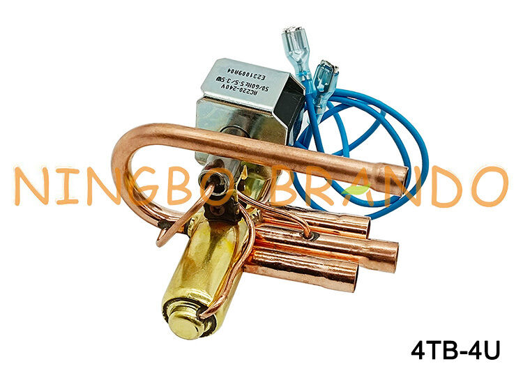 4TB-4U صمام عكسي رباعي الاتجاه لتبريد تكييف الهواء مع R22 R407C R404A R410A