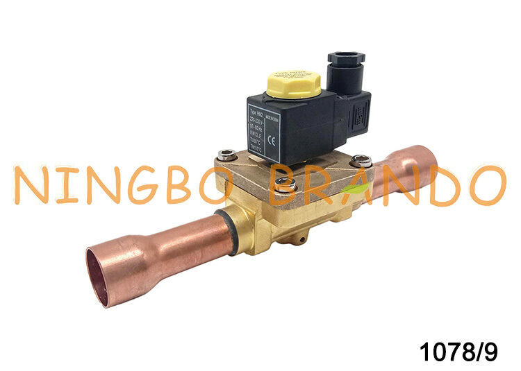 صمام الملف اللولبي من نوع Castel مع ملف HM2 230V 1078/9A6 1 1/8 بوصة لحام