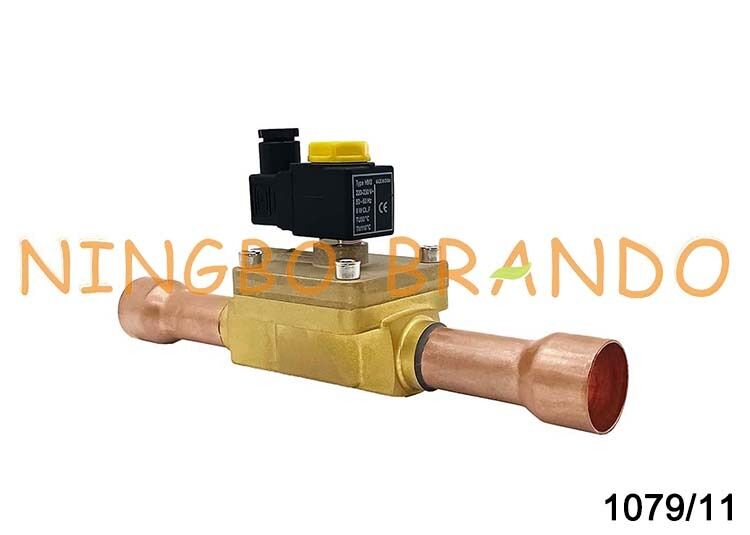 Castel Type 1079/11 1-3/8 '' صمام الملف اللولبي لفريزر تكييف الهواء مغلق عادة