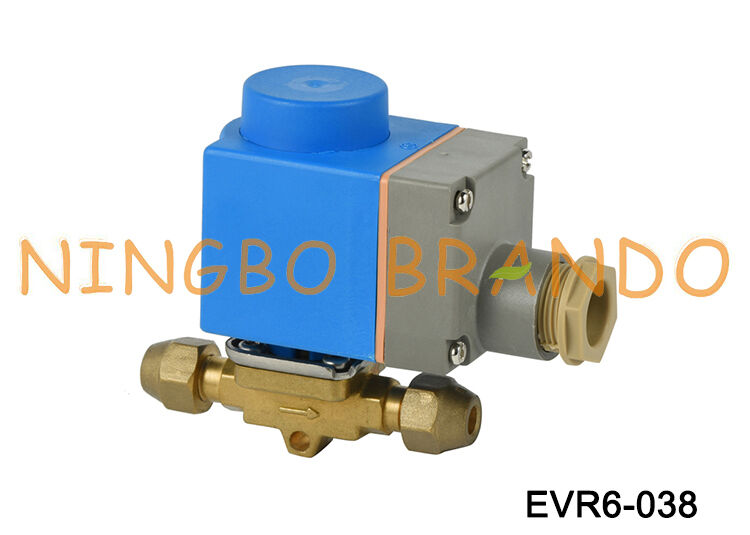دانفوس نوع 3/8 '' صمام الملف اللولبي EVR6 3/8 بوصة 10 مم مضيئة 032L8072