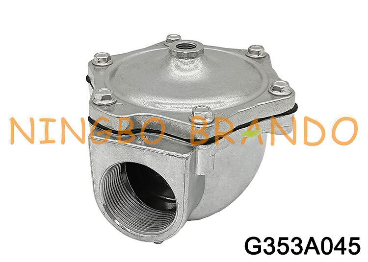 ASCO نوع G353A045 2/2 NC G1-1/2 صمام تشغيل تجريبي من الألومنيوم