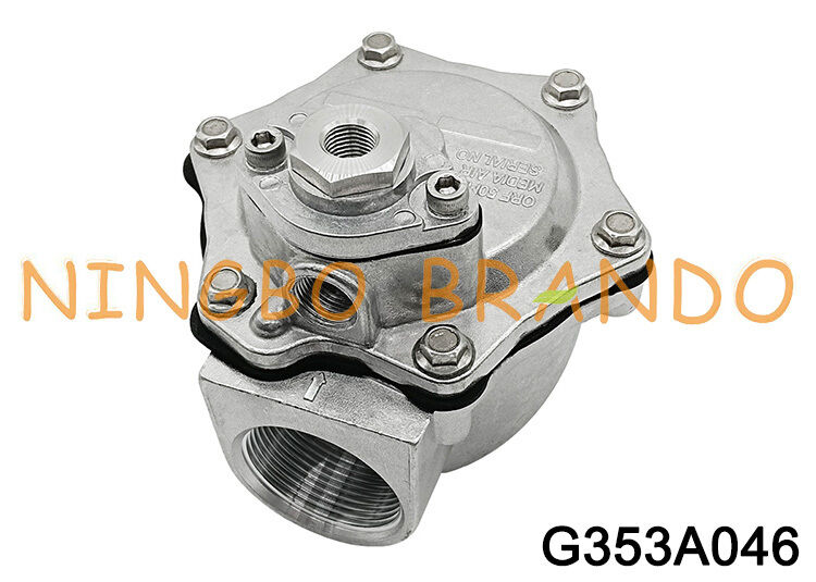 ASCO نوع G353A046 1 1/2 بوصة التحكم في الهواء عن بعد صمام الحجاب الحاجز المزدوج