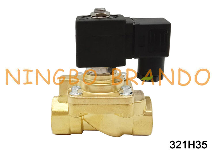 321H35 باركر نوع صمام الملف اللولبي عالي الضغط 2-Way 24VDC نحاس G1 / 2 بوصة