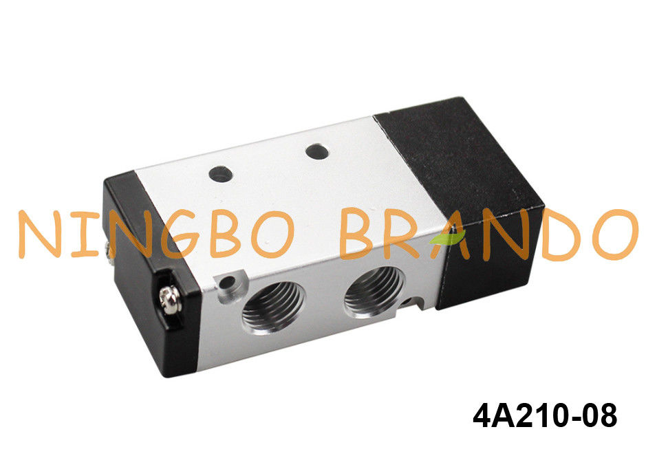 4A210-08 Airtac Type 5/2 Way صمام طيار هوائي واحد يعمل بالهواء المضغوط