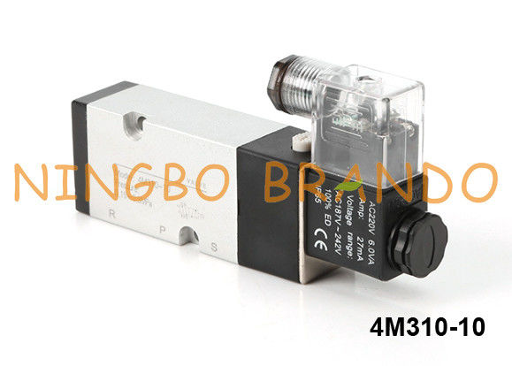 4M310-10 Airtac Type Namur 5/2 صمام الملف اللولبي 24V DC 220V AC