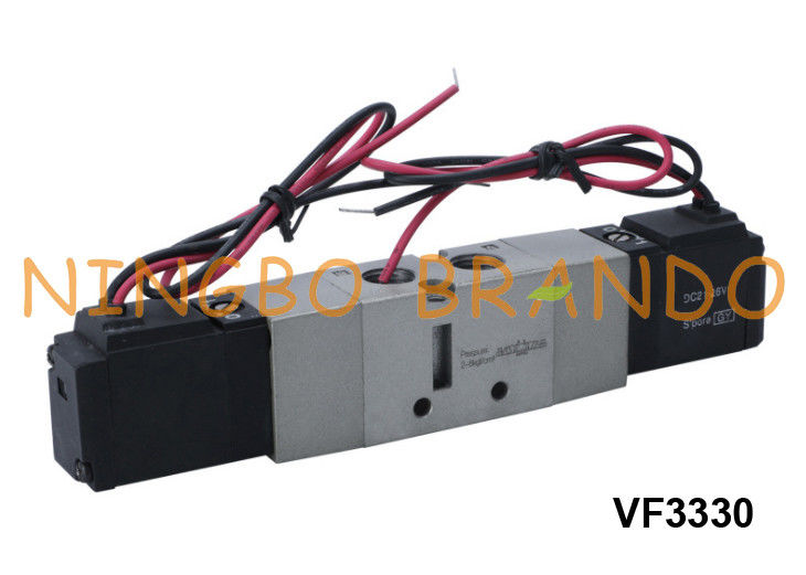 VF3330 SMC نوع هوائي الملف اللولبي صمام الهواء 5/3 الطريق 24V 220V