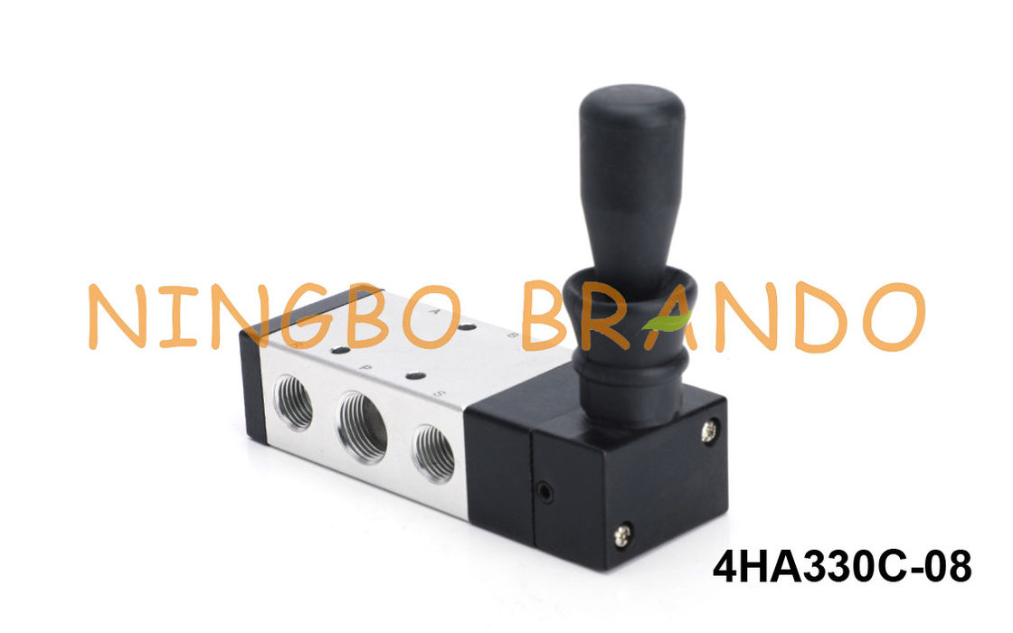 4HA330C-08 Airtac نوع صمام الهواء الاتجاهي اليدوي 5/3 طريقة