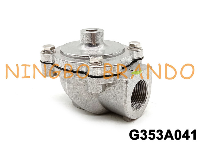 G353A041 3/4 `` صمام تجميع الغبار بالزاوية اليمنى لمرشح الكيس
