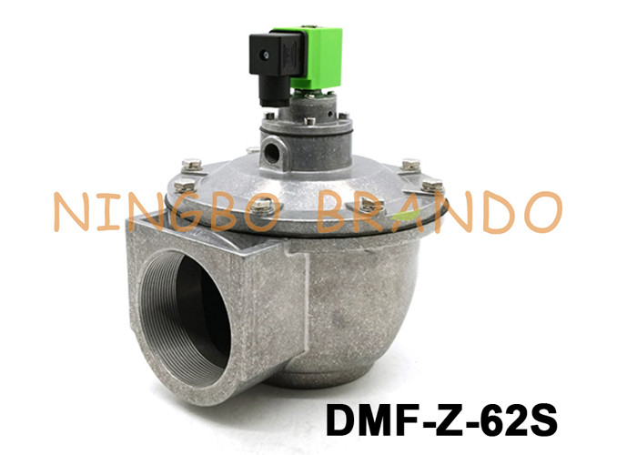 BFEC 2.5 &quot;DMF-Z-62S صمام نفاث بغشاء بزاوية قائمة على شكل نبض لبيت الأكياس