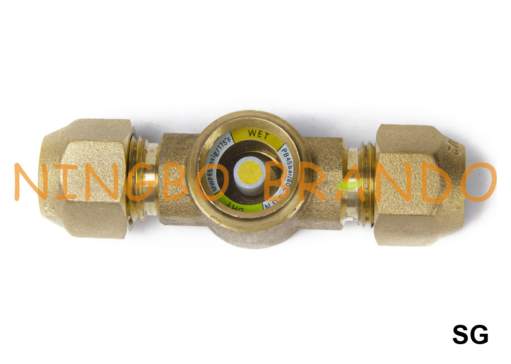 SG Danfoss نوع زجاج مرئي للتبريد SGN SGI 1/4 `` 3/8 '' Flare ext x ext