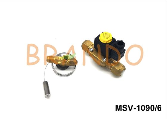 Brass Natural Color Gas Solenoid Valve G3/4'' SAE MSV-1090/6 Diaphragm Structure