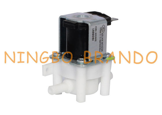 Pure Water Reverse Osmosis 6.35mm Plug Plastic RO Solenoid Valve