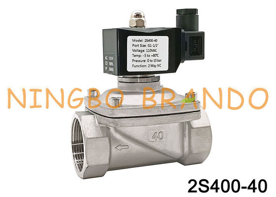 2S سلسلة 2S400-40 صمام التحكم في السوائل 1.5 بوصة مغلق عادة