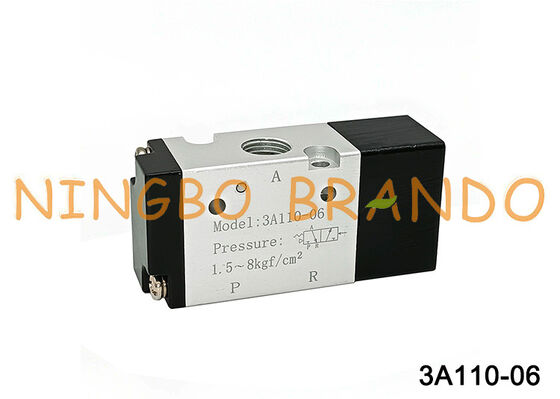 صمام التحكم الهوائي 3A110-06 1/8'' صمام الطيار الهوائي الثلاثي الاتجاه