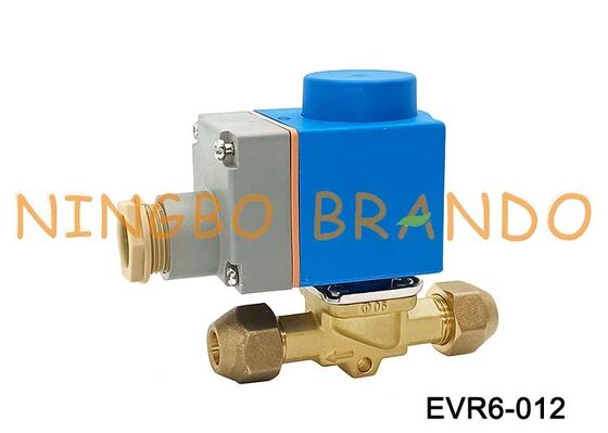 صمام الملف اللولبي Danfoss Type EVR 6 NC Flare 1/2'' SAE 220VAC