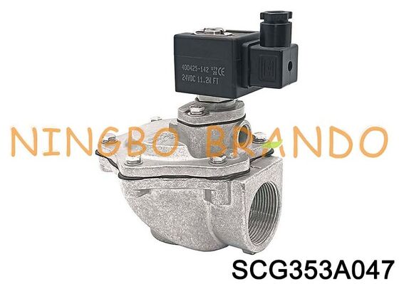 G1-1/2 '' SCG353A047 الزاوية اليمنى الحجاب الحاجز الملف اللولبي صمام DC24V AC220V