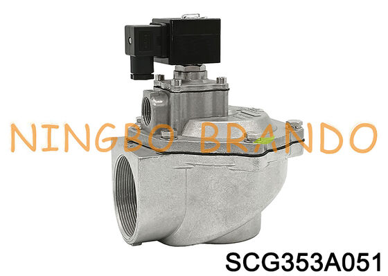 G2-1/2 '' SCG353A051 صمام الملف اللولبي ذو الزاوية اليمنى لحاجز DC24V AC220V