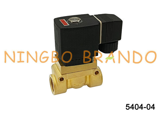 G1/2 '' NC نحاس 230VAC صمام الملف اللولبي نوع بوركيرت 5404