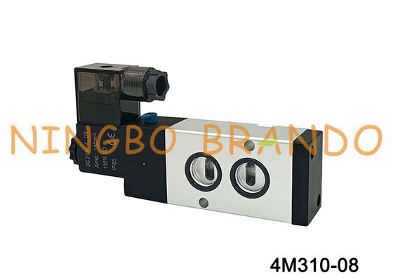 AirTAC نوع 4M310-08 صمام الملف اللولبي 5/2 طريقة هوائي صمام التحكم الاتجاهي