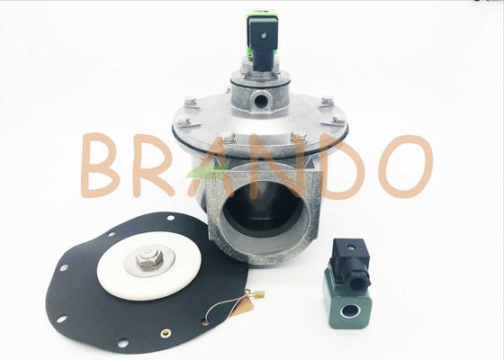 زاوية الحق حجم كبير هوائي نبض صمام 3 بوصة حجم المنفذ لإزالة الغبار