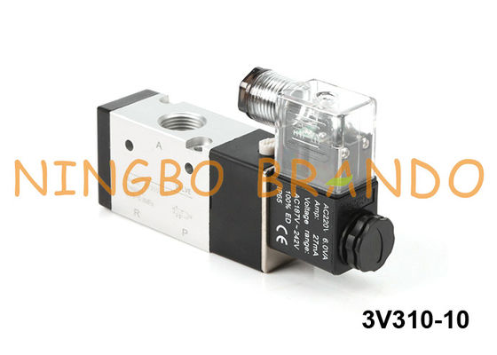 3V310-10 Airtac نوع هوائي الملف اللولبي صمام 3 طريقة 220VAC 24VDC