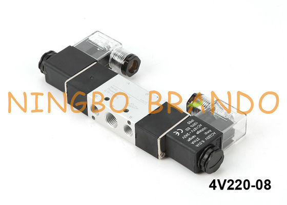 4V220-08 Airtac نوع هوائي الملف اللولبي صمام 4V220-08-DC24V DC24V