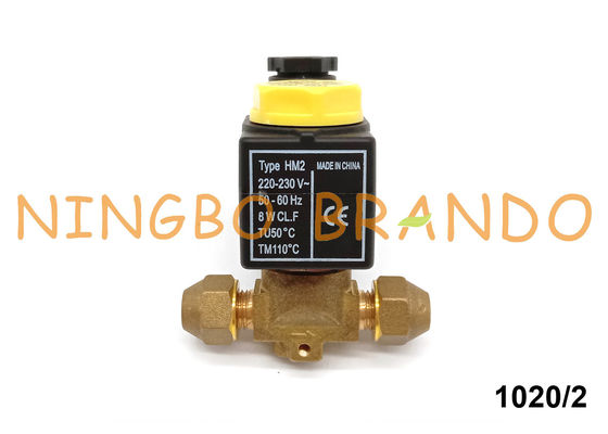 1020/2 Castel Type 1/4 `` صمام الملف اللولبي السائل للتبريد 220 فولت