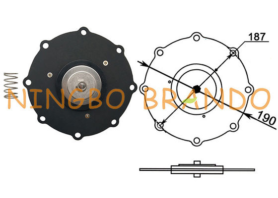 C113928 3 بوصات SCEX353.060 غشاء بديل للصمام النفاث النبضي