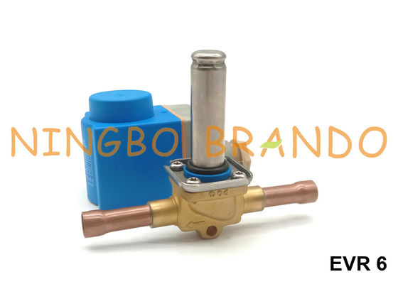 EVR 6 NC 032F1212 3/8 `` صمام الملف اللولبي للتبريد من نوع دانفوس 230 فولت